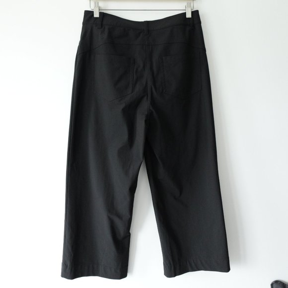 ❌SOLD ❌Lululemon City Sleek 5 Pocket Wide-Leg High Rise 7/8 Length Pant Black - Picture 3 of 13